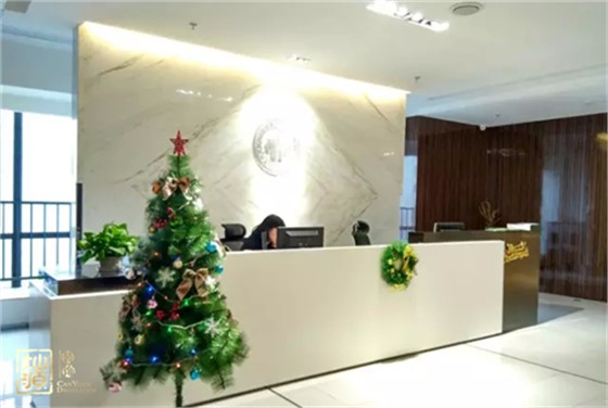 办公室装修-圣诞前台
