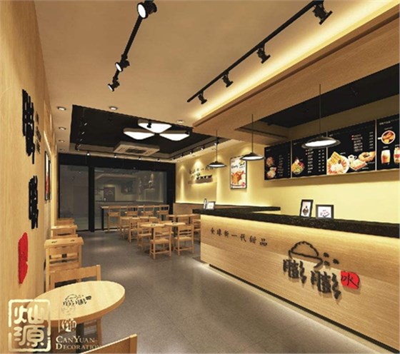 甜品店装修效果图