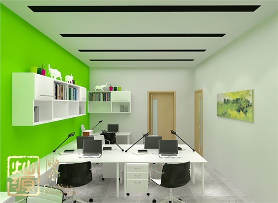 小型办公室布置效果图