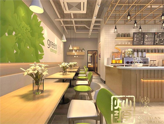 奶茶店装修