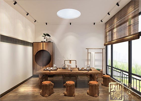 茶馆装修风格图片