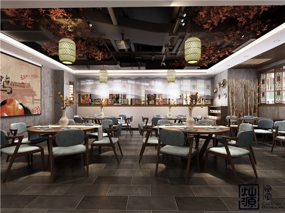 中式餐厅设计装修效果图 中式餐厅设计装修效果图