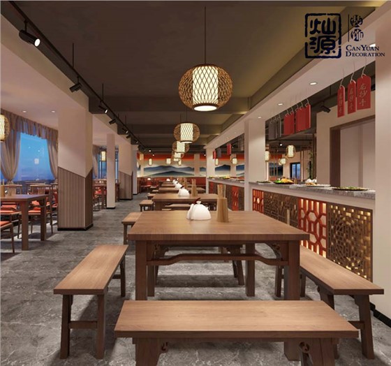 中式餐厅设计装修效果图 中式餐厅设计装修效果图