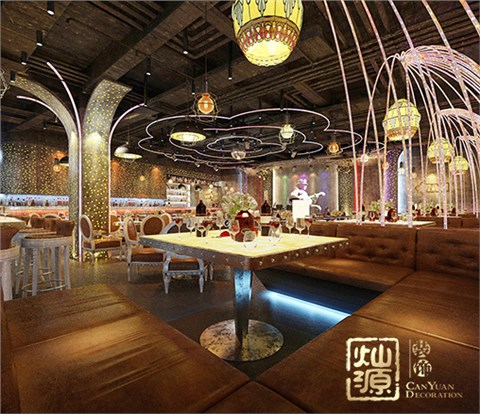 丽榭.艾米云酒吧装修施工案例--灿源装饰