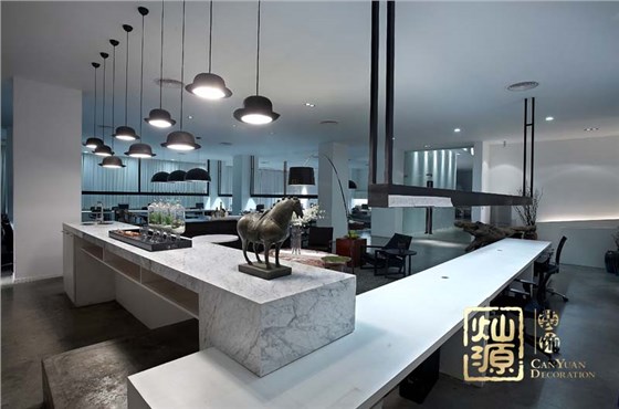 联发南宁创意办公室装修设计案例-灿源装饰