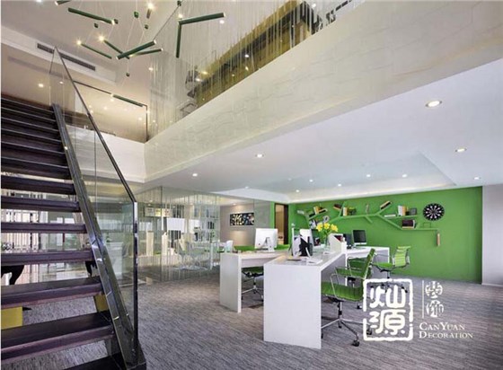保利领秀前城南宁LOFT办公室设计装修案例-灿源装饰