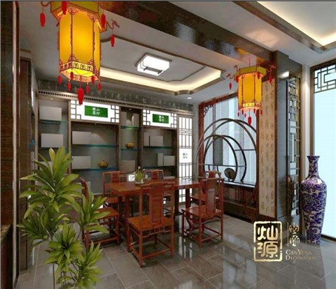 御茶轩茶馆设计装修案例-灿源装饰