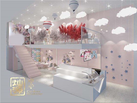 网红奶茶店设计装修