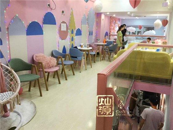 网红奶茶店设计装修
