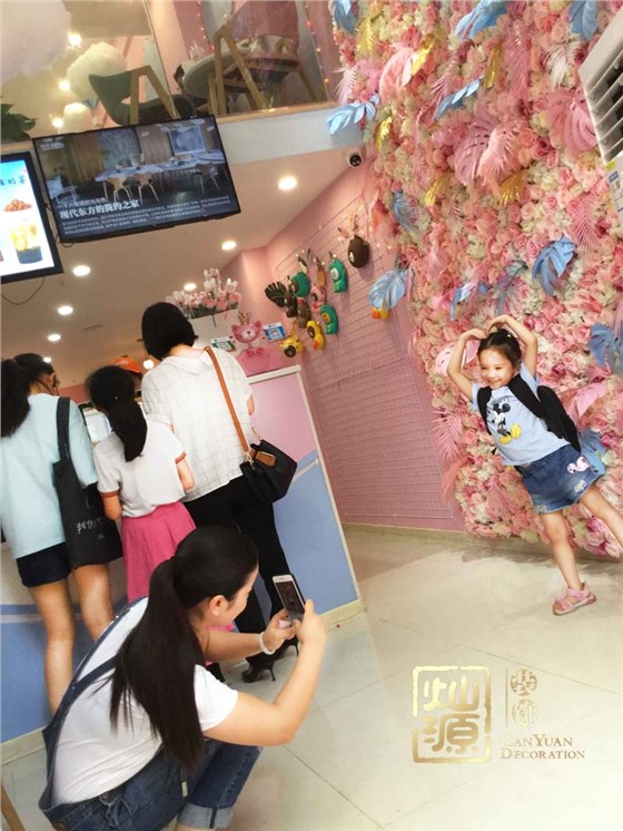 网红奶茶店设计装修