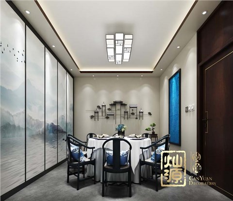 甘记柠檬鸭南宁餐饮空间设计装修案例-灿源装饰