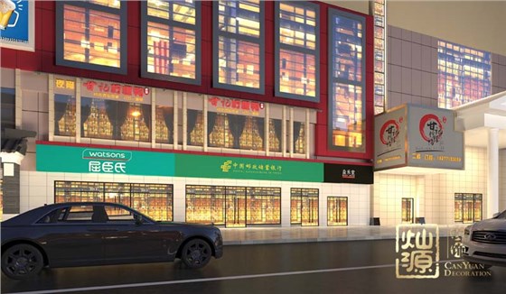 南宁餐饮空间设计装修门头实景图