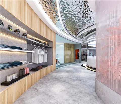 未来品质感560平健身房设计效果图案例赏析