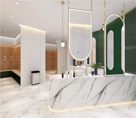 未来品质感560平健身房设计效果图案例赏析