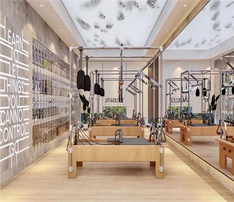 未来品质感560平健身房设计效果图案例赏析