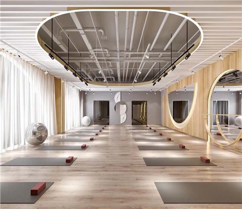 未来品质感560平健身房设计效果图案例赏析