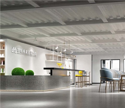 “1对1沟通定制，现代简约艺术设计”—南宁华景城建筑设计院办公楼装修设计案例-灿源装饰