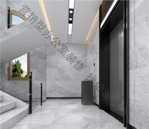 “1对1沟通定制，现代简约艺术设计”—南宁华景城建筑设计院办公楼装修设计案例-灿源装饰