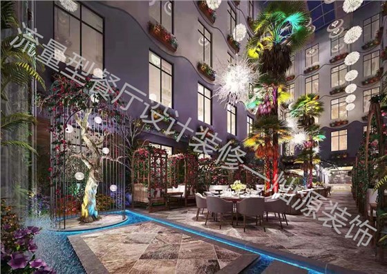 水泥工业风餐厅设计装修效果图&mdash;灿源装饰