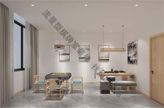 南宁棋牌室设计装修效果图—灿源装饰
