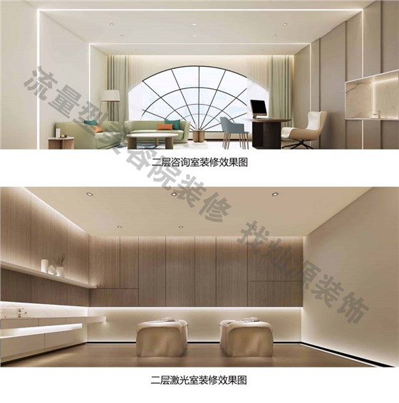 南宁美容院装修实景图&mdash;灿源装饰