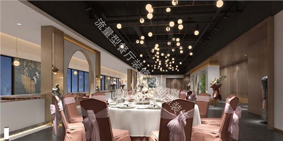 餐厅装修效果图之公共就餐区